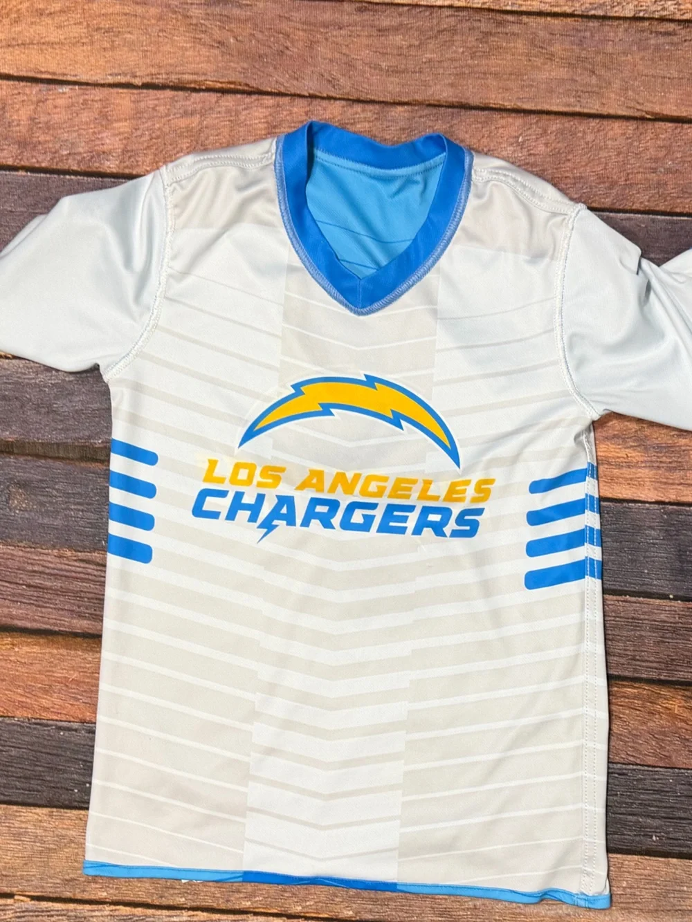 Los Angeles Chargers Reversible Jersey NFL Flag Football Boys Kids